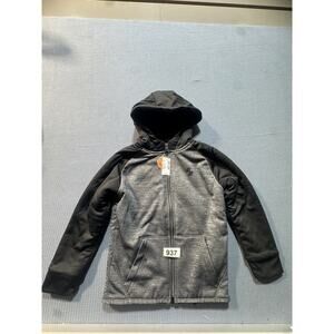 The Children's Place Sport Thermal Fabric Jacket Boys Sz M Gray Brand New